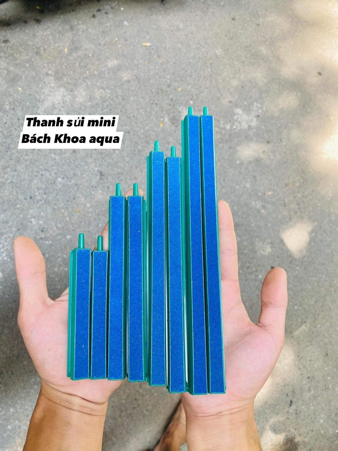 Thanh sủi Oxy 10cm - 100cm cung cấp oxy và tạo hiệu ứng đẹp cho bể cá
